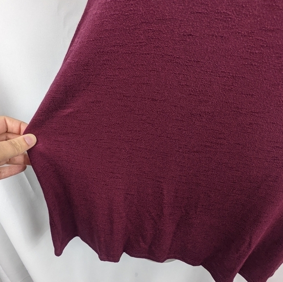 Whisper Open Back Tank Dark Wine NWT Sz L - Picture 2 of 6